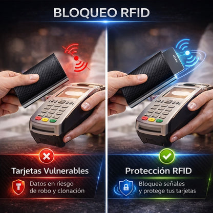 SlimCore™ - Cartera Minimalista Con Protección RFID