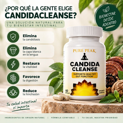 CandidaCleanse | Limpieza Intestinal Natural · 60 Cápsulas