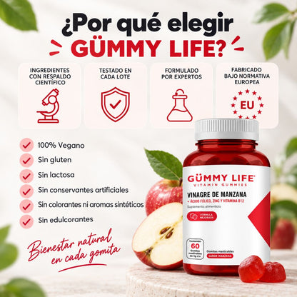 Gomitas Vinagre de Manzana | Apoya tu Digestión y Reduche Hinchazon