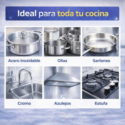 BrillaMax™ - Pasta Restauradora Multiusos - Limpia Sarro y Cochambre