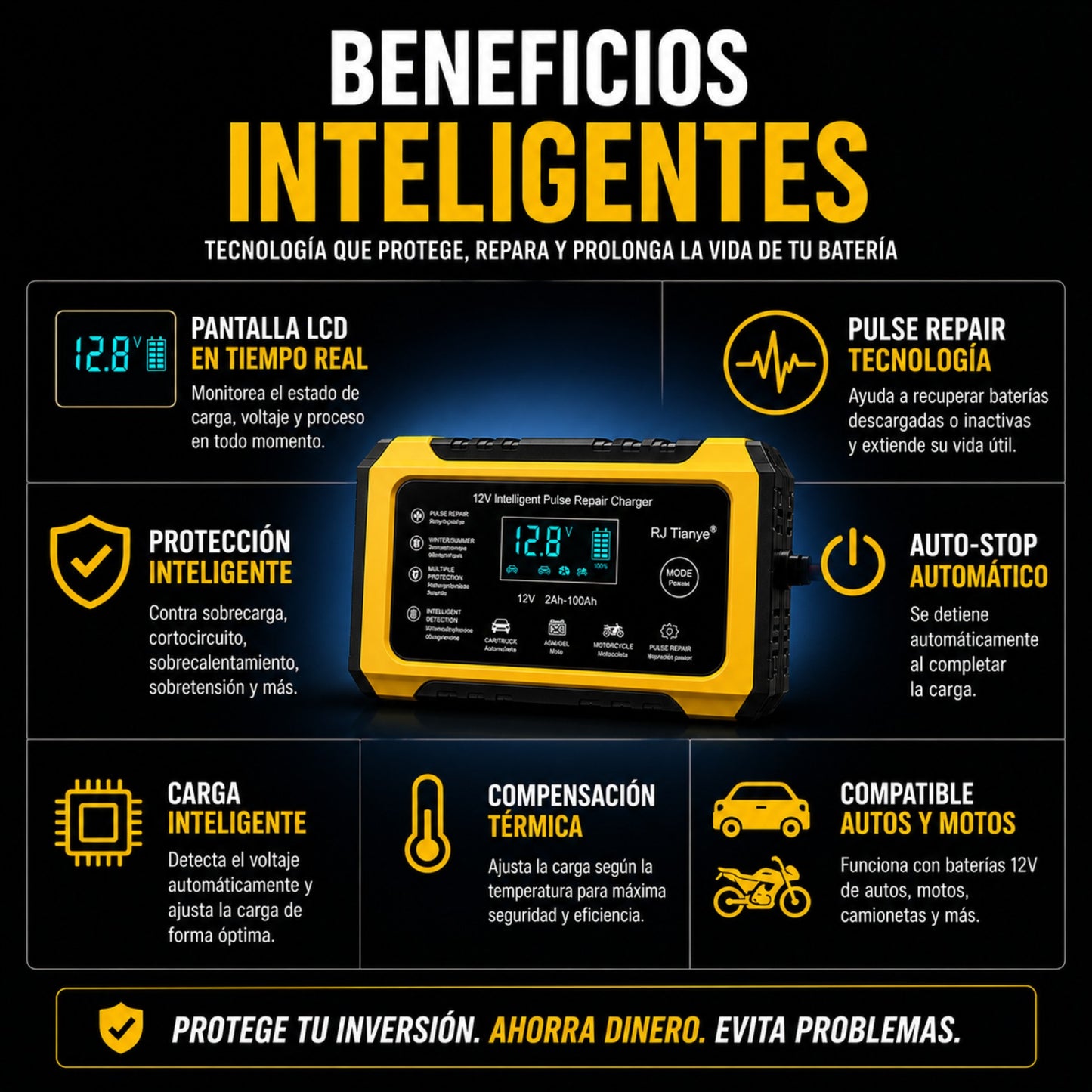 PowerVolt™ 12V | Revive la batería de tu auto