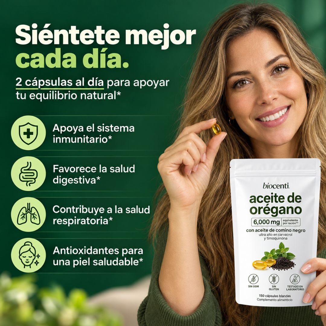 Capsulas Aceite de Oregano | Apoyo Digestivo e Inmunitario
