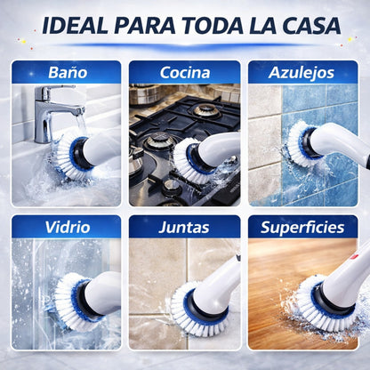 TurboClean™: Cepillo De Limpieza Eléctrico 9 en 1