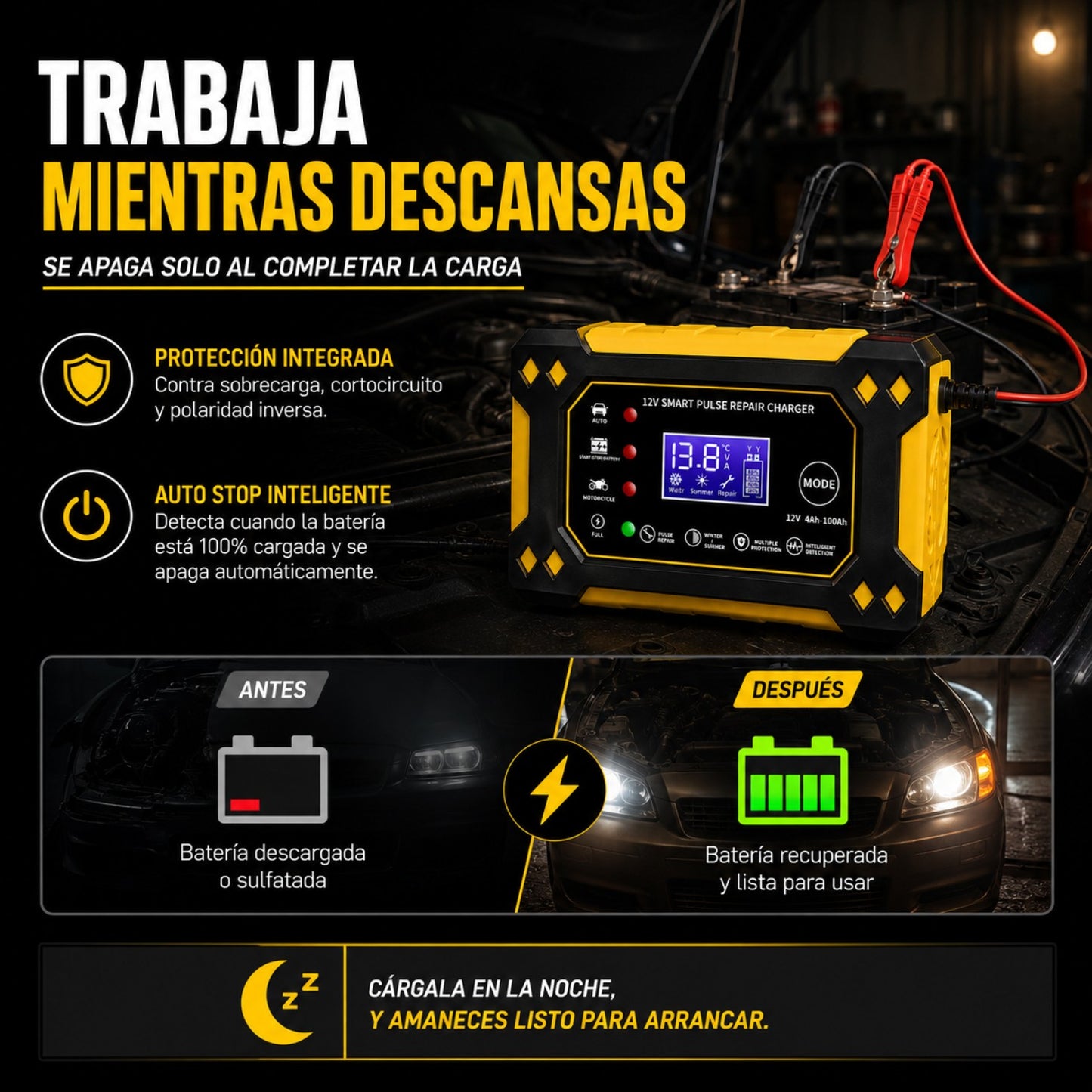 PowerVolt™ 12V | Revive la batería de tu auto