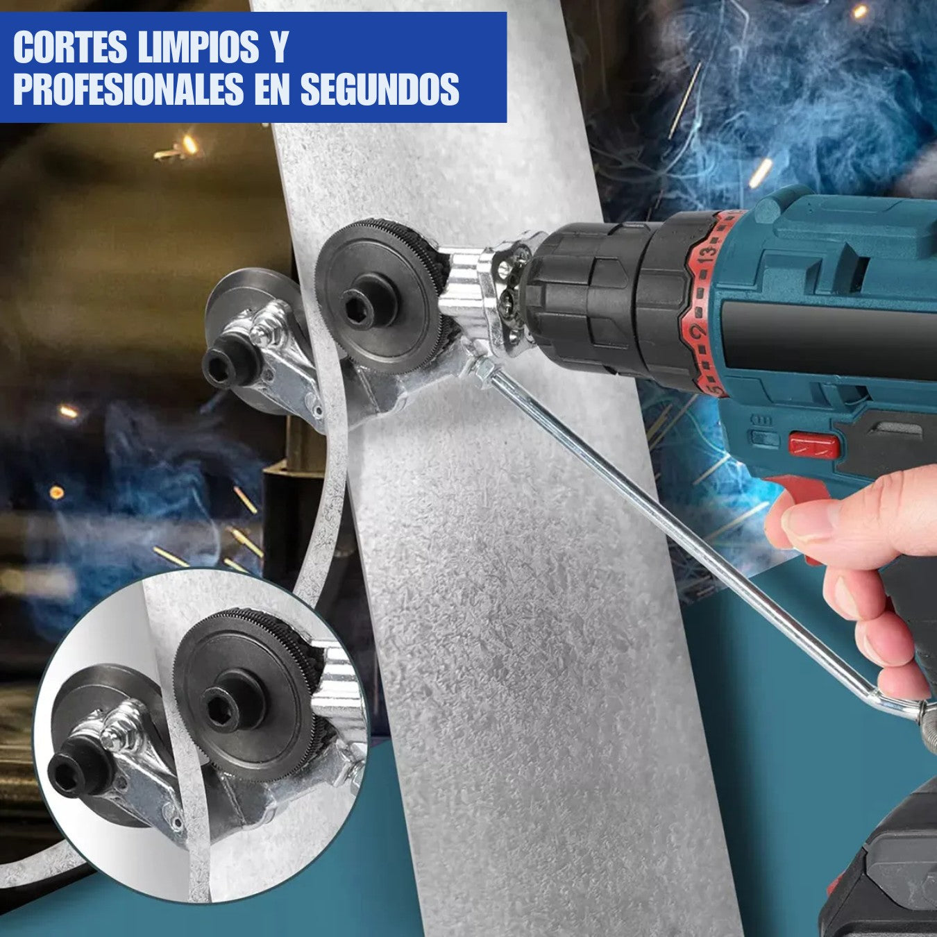 CutDrill™: Cortador De Metal Para Taladro