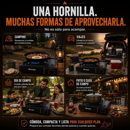 Estufa Portátil a Gas | Cocina Donde la Necesites