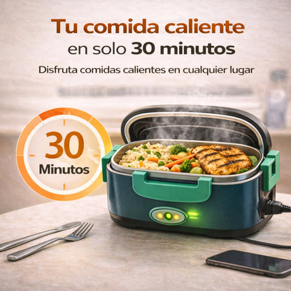 HeatBox™ Lonchera Eléctrica - Tu Comida Siempre Caliente