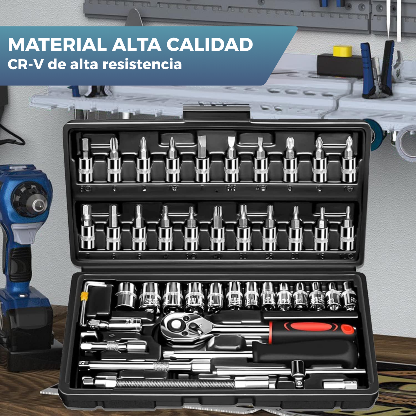 MasterTool™: Kit De Herramientas 46 Piezas
