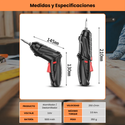 FixterPro™ | Kit Destornillador Automático 47 pzas