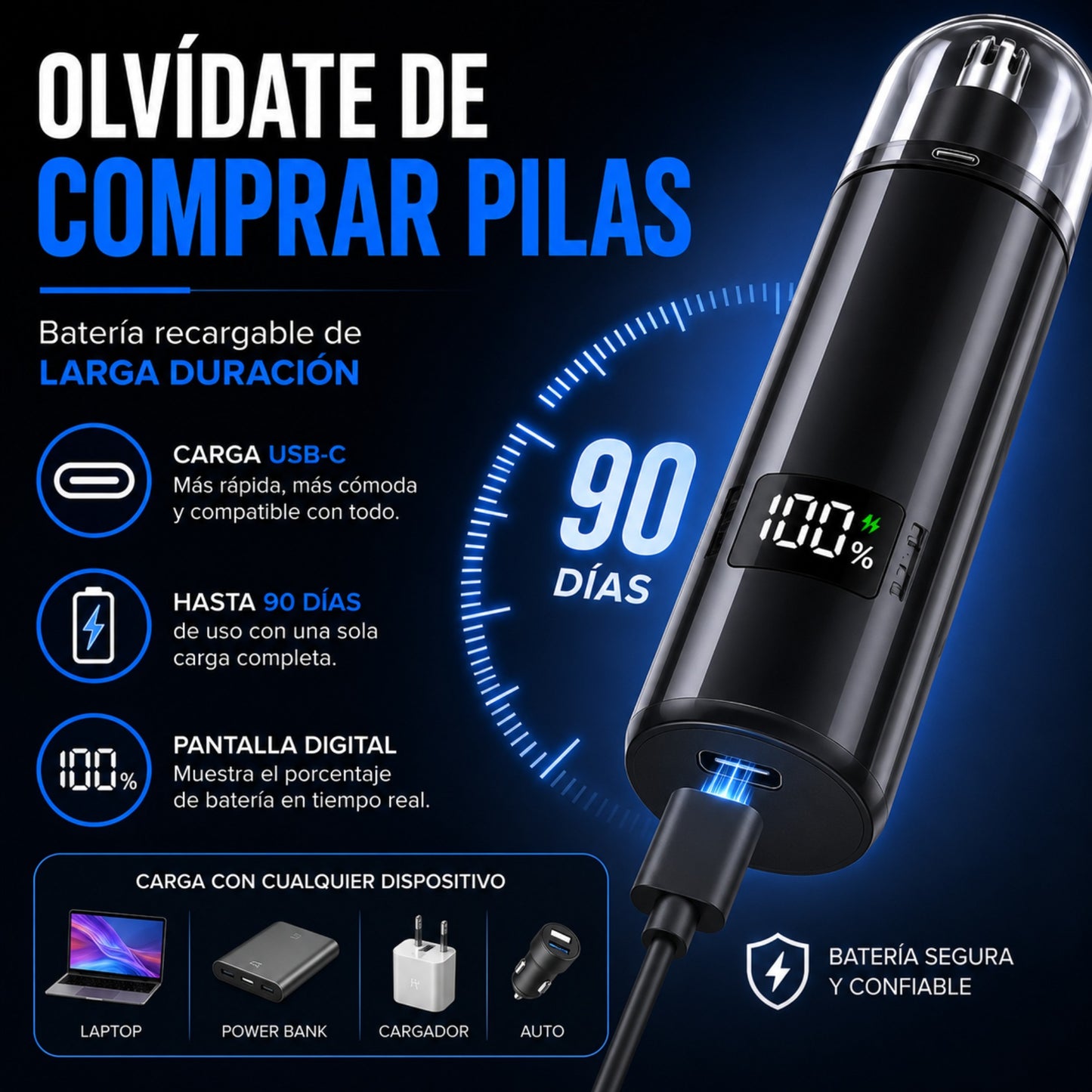 EasyTrim™ | Elimina el Vello Nasal Fácil y Sin Dolor.