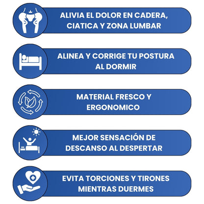 OrthoDream™: Almohada Ortopédica - Alivio Para Dolor Lumbar y Ciática