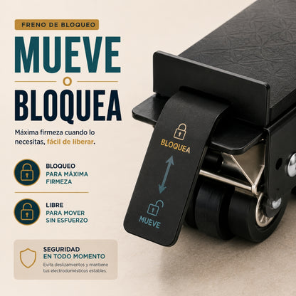 LiftRoll™ | Mueve tus electrodomésticos sin esfuerzo