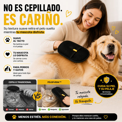 PeloFuera™ | Quita Pelo de Mascotas de Sofá, Ropa y Auto