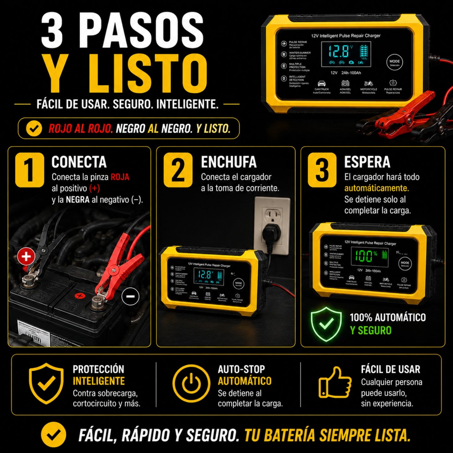 PowerVolt™ 12V | Revive la batería de tu auto