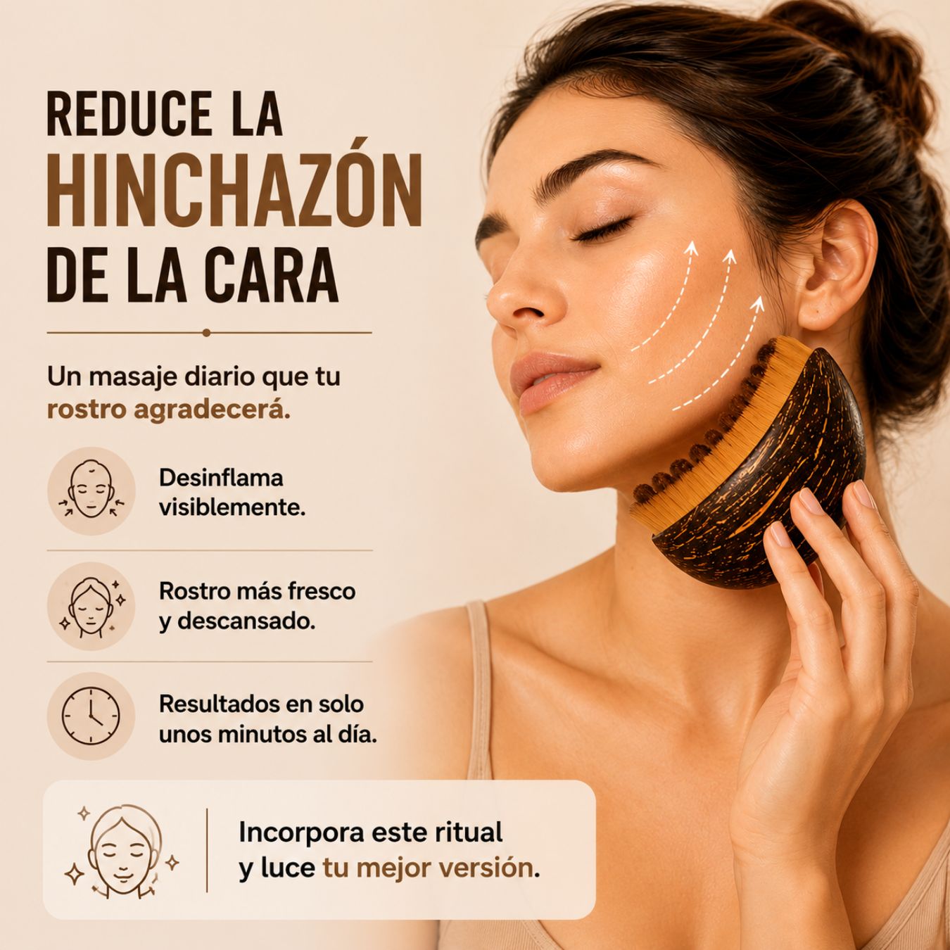Cepillo Facial Para Contorno Linfatico