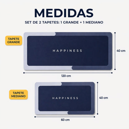 COMBO 2X1: Tapetes Antideslizantes de Secado Instantáneo