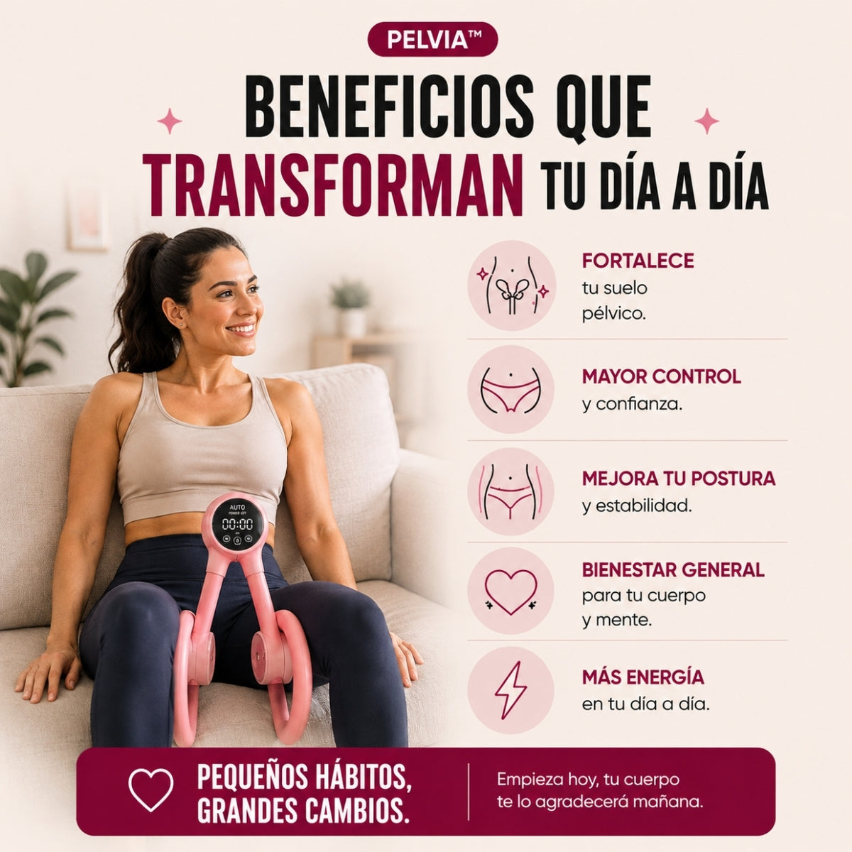 Pelvia™ | Entrenador de Muslos y Zona Pélvica