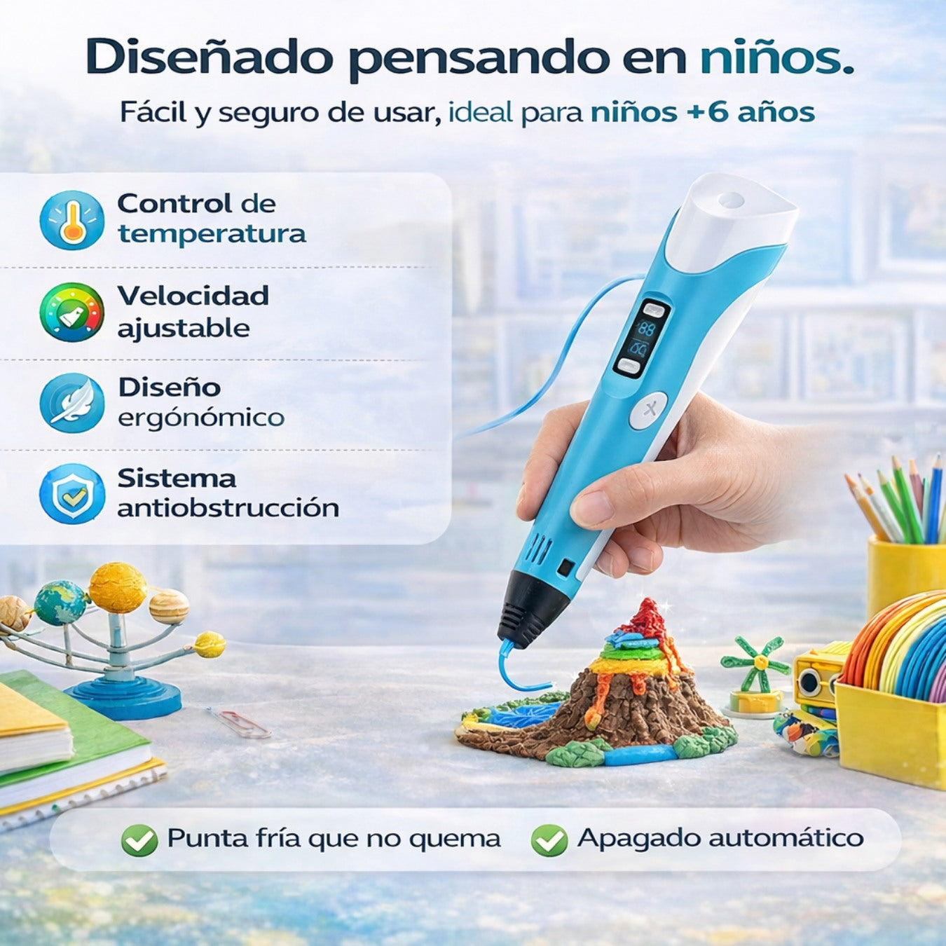 CreaMagic 3D™ - Bolígrafo de Impresión 3D