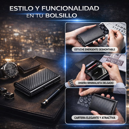 SlimCore™ - Cartera Minimalista Con Protección RFID