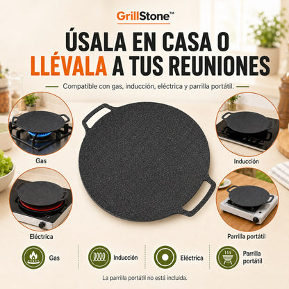 GrillStone™ | Comal Antiadherente de 38 Cm