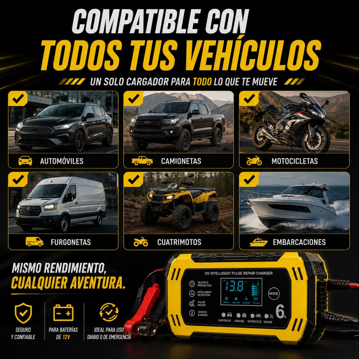PowerVolt™ 12V | Revive la batería de tu auto