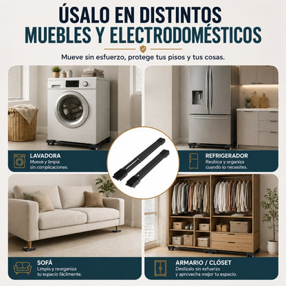 LiftRoll™ | Mueve tus electrodomésticos sin esfuerzo