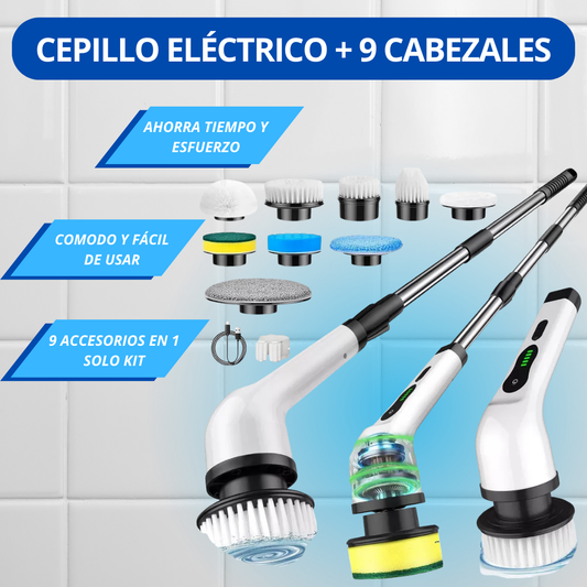 CleanMaster™: Cepillo De Limpieza Eléctrico 9 en 1 🧽
