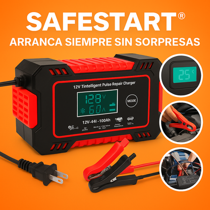 SAFESTART®: CARGADOR DE BATERIA PARA CARRO