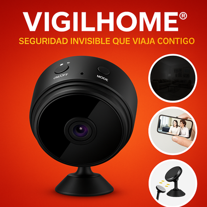 VIGILHOME®: CAMARA SEGURIDAD INVISIBLE QUE VIAJA CONTIGO