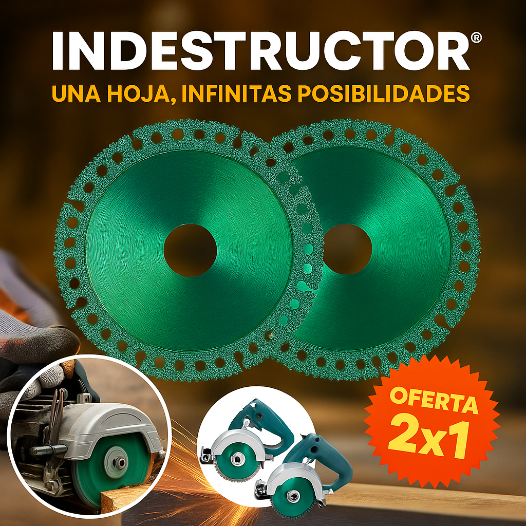 2X1 INDESTRUCTOR® UNA HOJA, INFINITAS POSIBILIDADES