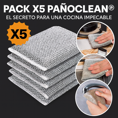 PACK X5 PAÑOCLEAN®: PAÑOS DE ALAMBRE MULTIUSOS