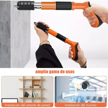 CLAVEX®: PISTOLA REMACHADORA DE IMPACTO + 10 CLAVOS DE IMPACTO