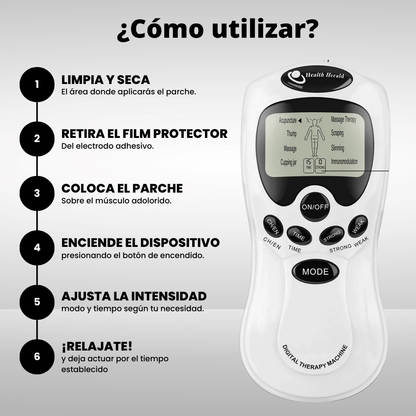 TENSRelief™ – Terapia portátil para aliviar y recuperar tu cuerpo