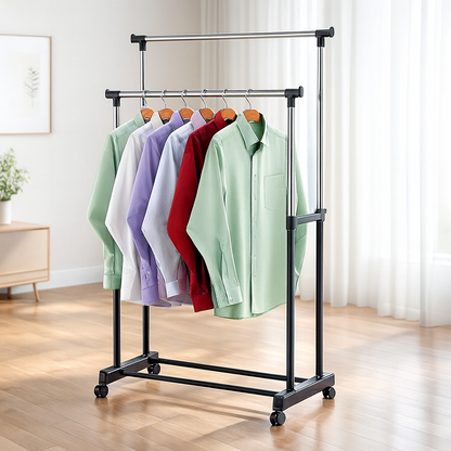 DOBLESMART®: ORGANIZADOR DE ROPA PORTATIL