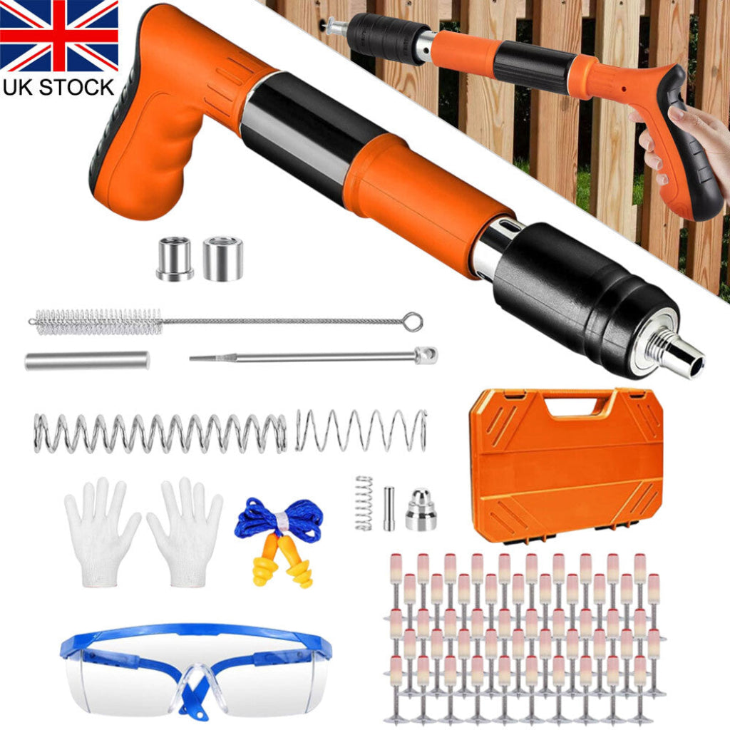 CLAVEX®: PISTOLA REMACHADORA DE IMPACTO + 10 CLAVOS DE IMPACTO